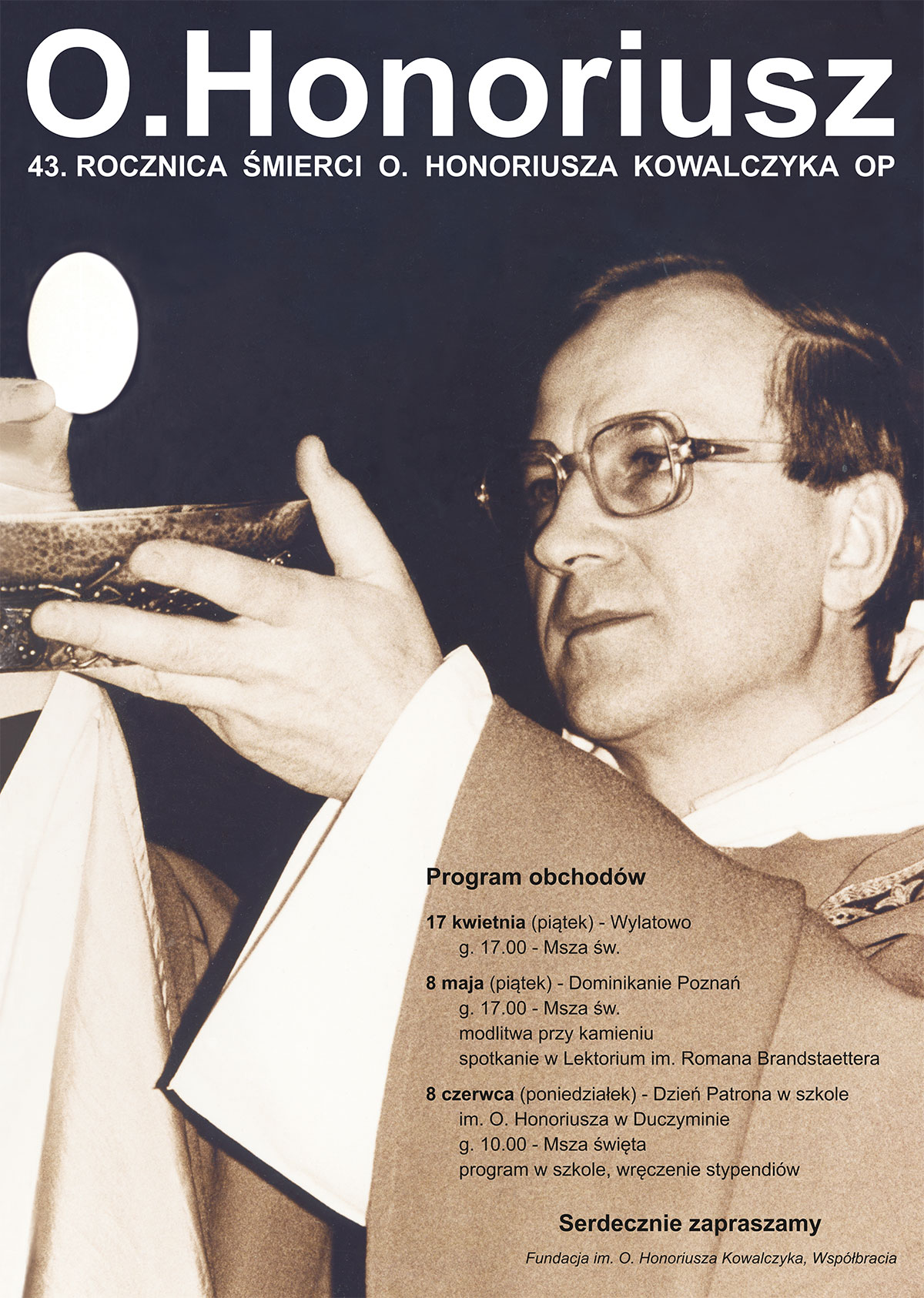 43. rocznica śmierci O. Honoriusza OP